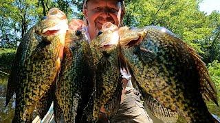 Dog days of Summer Crappie fishing  - Lots of Fish, Tips and Tricks