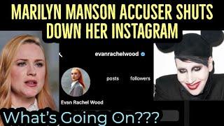 Evan SHUTS DOWN HER INSTAGRAM! WHAT’S GOING ON with the MARILYN MANSON HOAXER ???