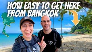 Local bus travel from BANGKOK to KOH CHANG Trat 