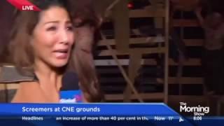 News Blooper: Reporter screams her head off during on-air haunted house tour