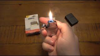 NEW Zippo Brand Soft Flame Butane Insert Is The BEST Insert Yet...Has A Great Original Zippo Feel !