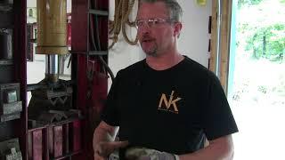 Welding Canister Damascus by Hand - J. Neilson