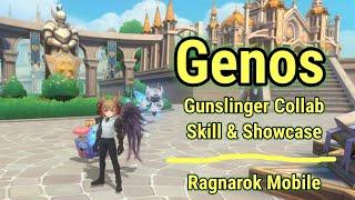 Genos Skill & Showcase Collab Ragnarok M Eternal Love CN | GS Gunslinger Collab Asper Rando TV x OPM