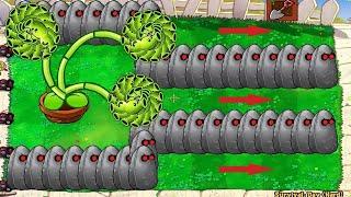 Plants vs Zombies Hack - 9999 Threepeater Vs 99 Giga Gargantuar Vs Dr. Zomboss