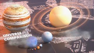 Crazy! Universe Size Comparison | 3D