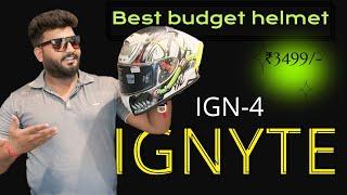 Ignyte IGN-4 Trever Double Visor Full Face Helmet Under ￼₹3499/- only Best Quality Most Viral helmet