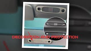 CoolKo Personal Modification Interior Front + Rear Top Reading Light Cover Trims