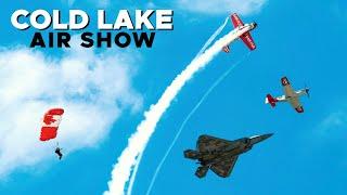 Cold Lake Air Show 2022 | Watch the Dominant and Powerful F-22 Raptor + Snowbirds and MORE【4K】