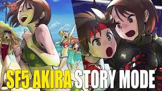 Street Fighter 5 - Akira Story Mode | FULL