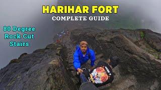 Harihar Fort | Harihar Fort Trek Vlog | How to Reach Harihar Fort | Nashik, Maharashtra