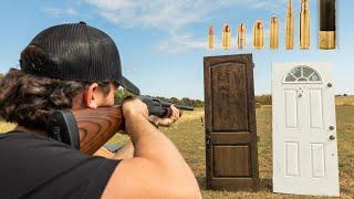 Is Your Front Door Bulletproof? (Solid Wood vs. Steel)