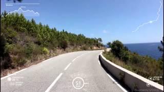 One of the most beautiful roads in the world Cote d'Azur (HD)