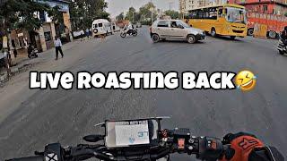 Roasting While Motovlogging  || Tatti Vlog Back Again  #Zx10r #funny