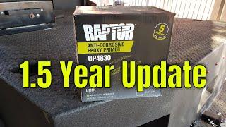 Raptor bed liner 1 year review and update on the diy flat bed welder truck : cutweldngrind