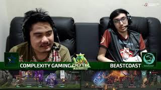 Beastcoast vs Complexity Gaming Game 3 (Bo3) | Dota Summit 10
