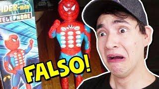 REAGINDO A BRINQUEDOS FALSOS DO HOMEM-ARANHA