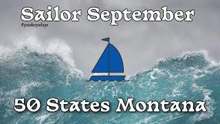  Sailor September 2024: DAY 2  50 States Montana  #30inks30days