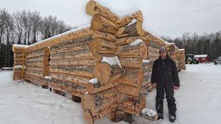 Pushing Through the Winter To Finish the House - Building My Log Home Pt. 12