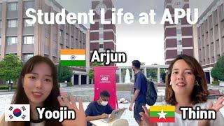 Student life by 3 APU international students / Studying at APU in Beppu!!