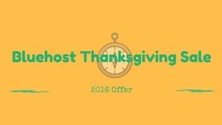 LIVE [90 % OFF ] Bluehost Thanksgiving Sale : Biggest Thanksgiving Sale
