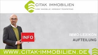 Aufteilung - Citak Immobilien - Immobilienmakler Köln