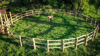 I Built a Horse Training Round Pen For $60
