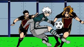 Nagi five stage volley revolver goal | Blue Lock manga animation