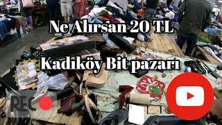 Ne Alırsan 20 ₺ Tezgahına Geldik!KADIKÖY BİT PAZARI En Uzun Video! #keşfet #subscribe (105)