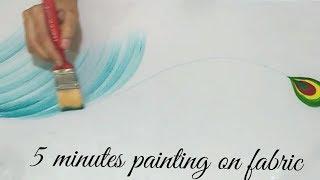 Freehand painting in 5 minutes /fabric painting