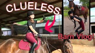 A barn vlog, but I’m a hot mess