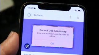 How To FIX "Cannot Use Accessory" Error On iPhone!