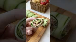 Salatalık Sushi tarifi!  Tarif: Diyetisyen Melek Veyisoğlu. #diyet #sushi