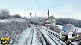 4K Paris Saint-Lazare - Le Havre via Gisors en Omneo Premium [-14°C]