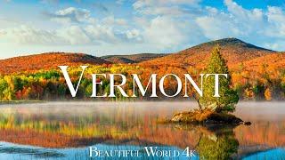 Vermont 4K Nature Relaxation Film - Relaxing Piano Music - Travel Nature