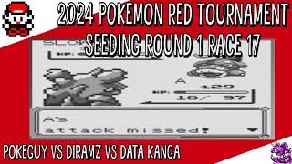 Pokemon Red 2024 Tournament - Round 1 Race 17 - pokeguy vs DiRamz vs Data Kanga