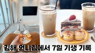 언니집에서 먹고 자고... 힐링 브이로그 | 김해 여헹 | 퇴사 | 요리꿀팁 | 살림템 추천 | 초등학생 문구쇼핑