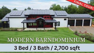 Stunning 3 BR Barndominium | Completed Home Tour