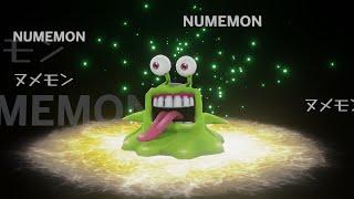 Numemon (ヌメモン) full Digivolution line