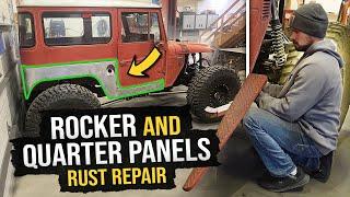 Rebuilding The Body On The FJ40 Land Cruiser!! (Rust Repair)