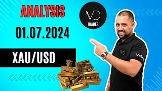 VD Trading XAU/USD Live trading 01.07.2024