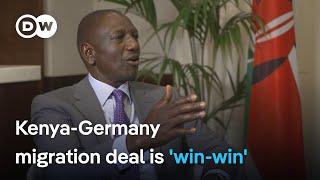 Kenya's President William Ruto defends Germany migration deal over brain drain fears | DW News