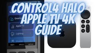 How To Use Control4 Halo Remotes with Apple TV 4K | Siri Voice Control