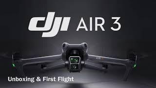 NEW DJI Air 3 Drone Unboxing & 1st Flight