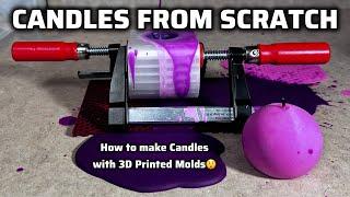 How to make 3D Printed candle molds!