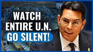 Danny Danon Makes Entire UN SPEECHLESS After Exposing UN Leader For Supporting Terrorism