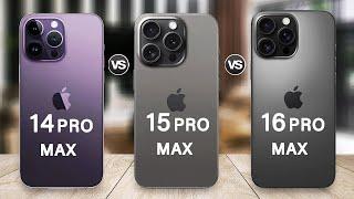 iPhone 16 Pro Max Vs iPhone 15 Pro Max Vs iPhone 14 Pro Max | How do they differ?