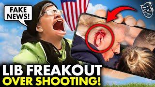 Libs DENY Trump Was Shot After New Photos of Trump's Ear Go VIRAL | Scream: 'It Was STAGED!'