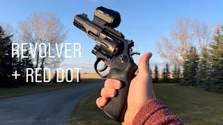 Shooting a Revolver with a Red dot! - Smith&Wesson TRR8 357 Magnum