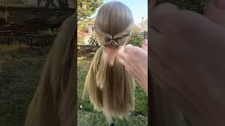 Quick and easy night out hairstyle #hairstyle #datenight #hair #hairtutorial