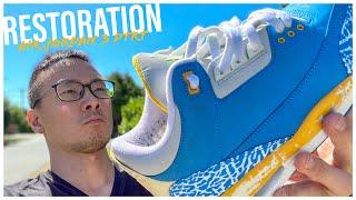 HOW-TO Repaint 2007 Air Jordan 3 DTRT Midsole | Sneaker Restoration